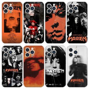 30款Lady Gaga嘎嘎MAYHEM欧美明星周边手机壳适用于iphone16pro苹果14plus小米13三星S25华为P70硅胶软壳vivo