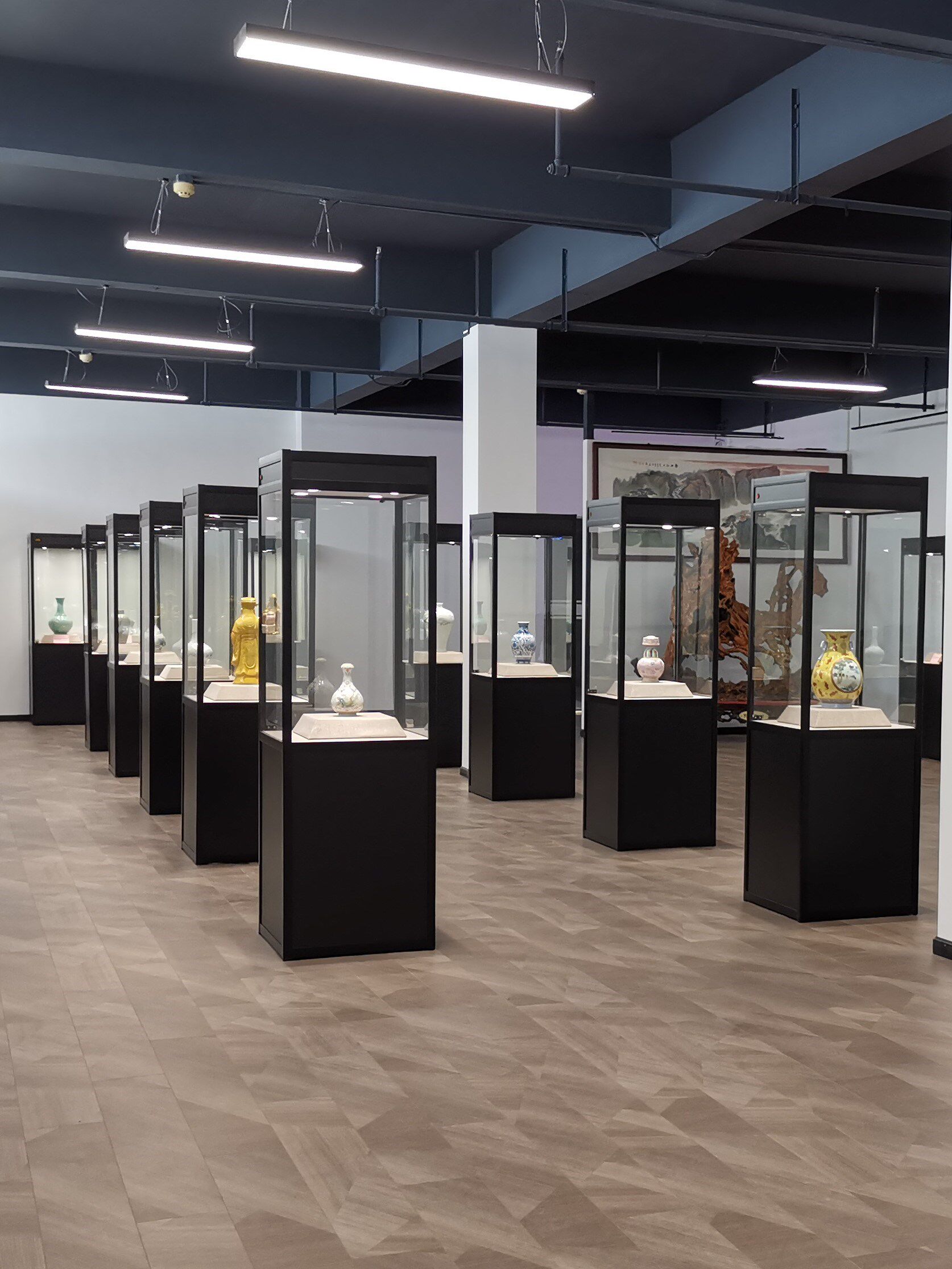 玻璃藏品柜博物馆展柜立式古玩古董展示柜展示架文物收藏柜陈列柜