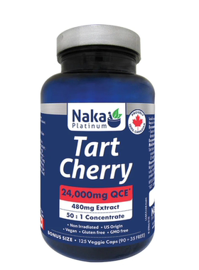 加拿大Naka Platinum Tart Cherry 浓缩酸樱桃提取物支持大脑健康