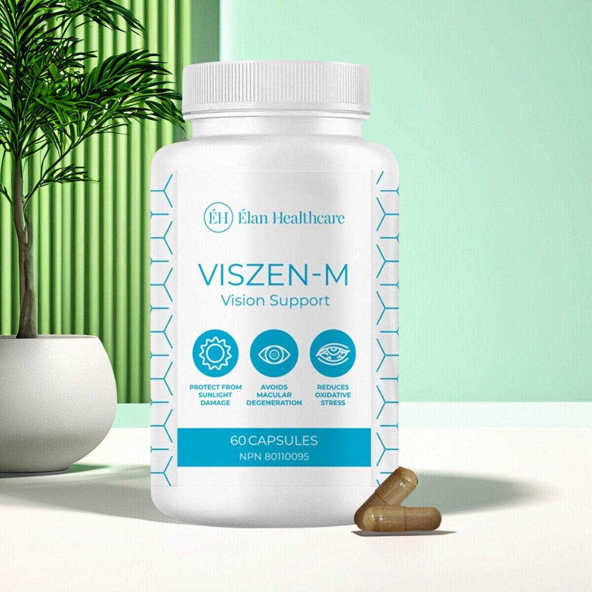 加拿大Elanhealthcare Viszen-M 完整视力配方 滋养眼睛 呵护视力
