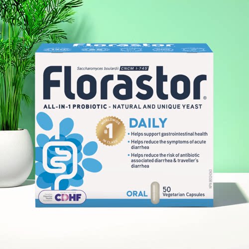 加拿大 Florastor 布拉氏酵母菌 缓解急性腹泻 肠胃健康