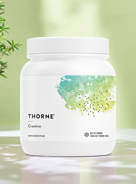 加拿大 THORNE Creatine 微粒肌酸单水合物粉 肌肉与认知功能支持