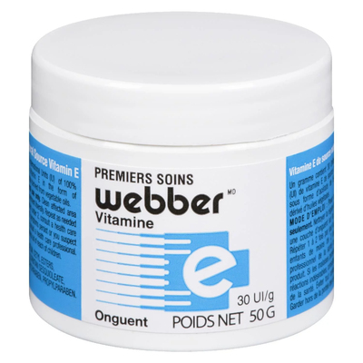 现货 First Aid Webber Vitamin E 维E舒缓软膏 皮肤快速渝盒50g