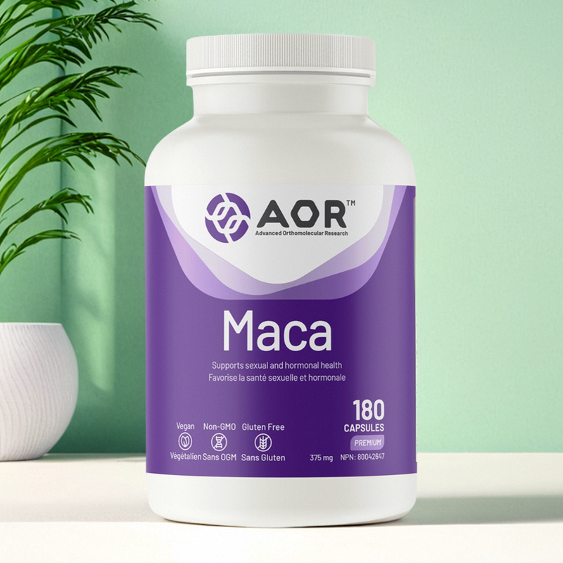 加拿大AOR Maca 玛卡 支持荷尔蒙平衡 姓健康 更年期缓解运动表现