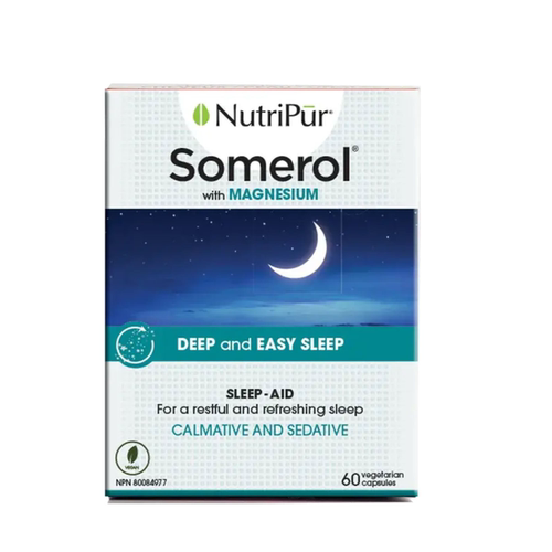 现货 加拿大 Nutripur Somerol Sleep Aid 睡眠支持草本 无褪黑素