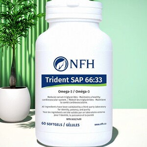 现货 加拿大 NFH Trident SAP 66:33 高纯鱼油 专业级 心血管健康