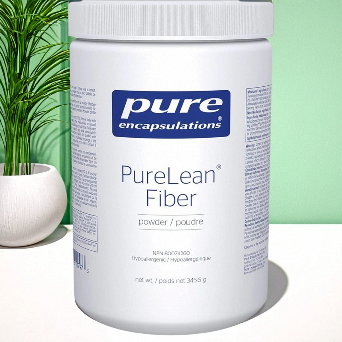 加拿大 Pure PureLean Fiber 低过敏性纤维混合物 健康体重管理