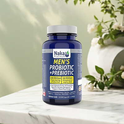 现货 加拿大 Naka Men’s Probiotic 男士益生菌+益生元 消化健康