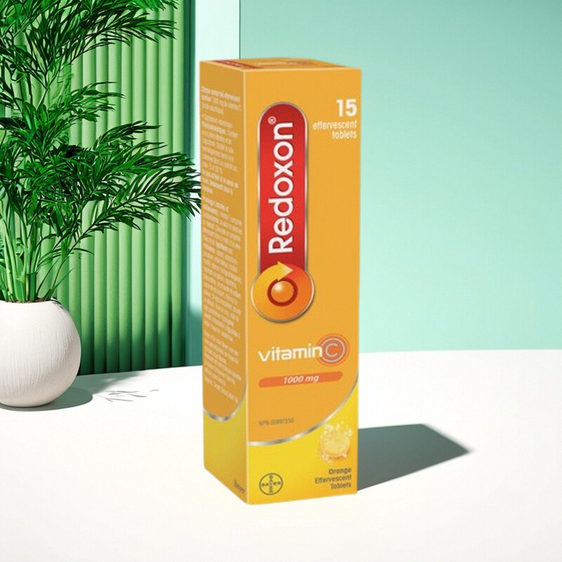 现货 加拿大 Redoxon 拜耳 泡腾片 维生素C  1000mg 2x15粒