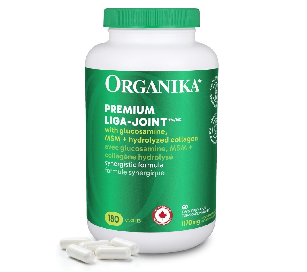 加拿大 Organika Liga Joint 关节支持 软骨修复 MSM 葡萄糖胺