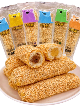 米跳熊芝麻棒花生味夹心芝麻条