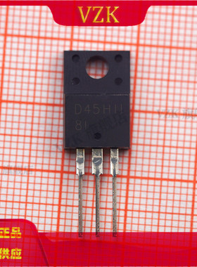 D45H11FP 封装 TO-220FP-3 双极晶体管 - 双极结型晶体管 IC芯片
