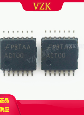 74ACT00MTCX丝印ACT00封装TSSOP-14逻辑门IC芯片逻辑门IC芯片