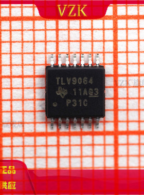 TLV9064IPWR 丝印TLV9064 封装 TSSOP-14 线性运算放大器集成电路