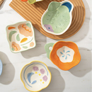 子调味碟酱油碟 薯条小吃盘碟子餐盘创意油炸食品炸鸡盘陶瓷日式