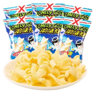 旺旺浪味仙70g 花式薯卷双螺旋蔬菜味大包装膨化食品休闲零食薯片