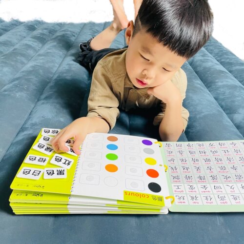 董一启蒙幼儿园童繁体字识字神器粘贴书趣味识认字安静益智玩具 - 封面
