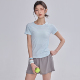 瑜伽服短袖 女速干运动健身跑步上衣普拉提训练春夏透气显瘦T恤薄