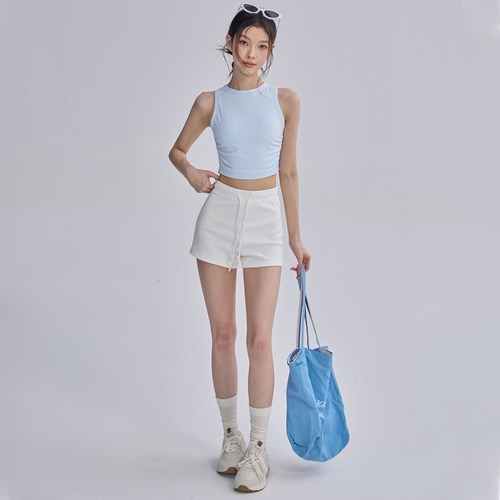 瑜伽服套装女一体式运动背心收腰显瘦2026健身普拉提训练两件套新