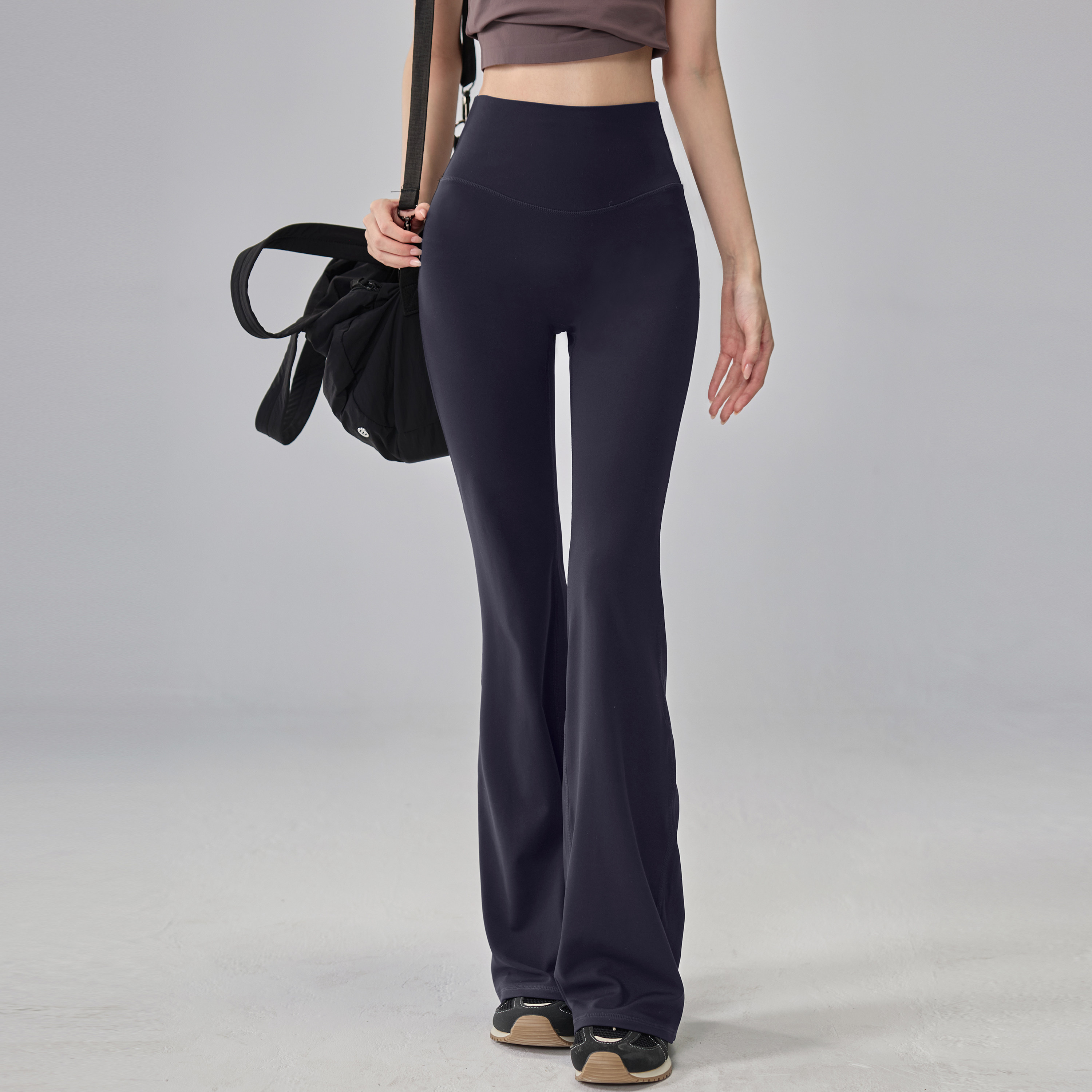 微喇瑜伽裤女高腰收腹提臀普拉提训练健身长裤户外跑步运动喇叭裤,运动/瑜伽/健身/球迷用品,瑜伽长裤,淘宝优惠券,粉丝福利购,淘宝优惠卷