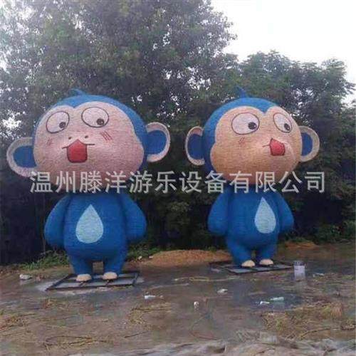 工艺大型卡通人物农耕稻草人公园户外景观抗老化稻草人雕塑摆件