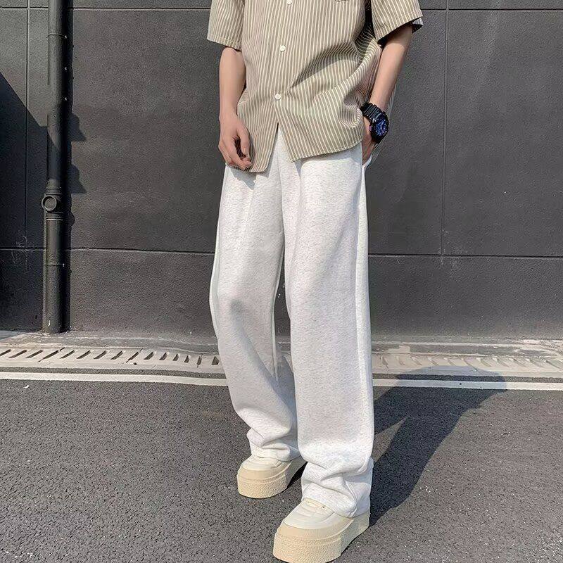 垂感休闲西装裤男新款秋冬宽松高级感痞帅西裤垂坠感直筒长裤