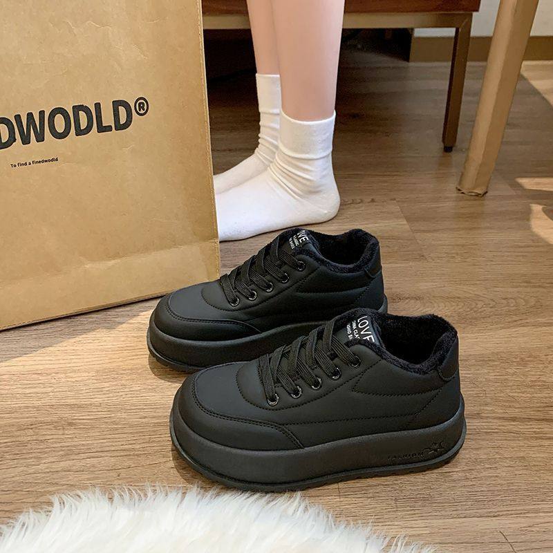 厚底面包鞋女冬季加绒保暖棉鞋2025新款软底踩屎感休闲运动鞋,女鞋,时尚雪地靴,淘宝优惠券,粉丝福利购,淘宝优惠卷