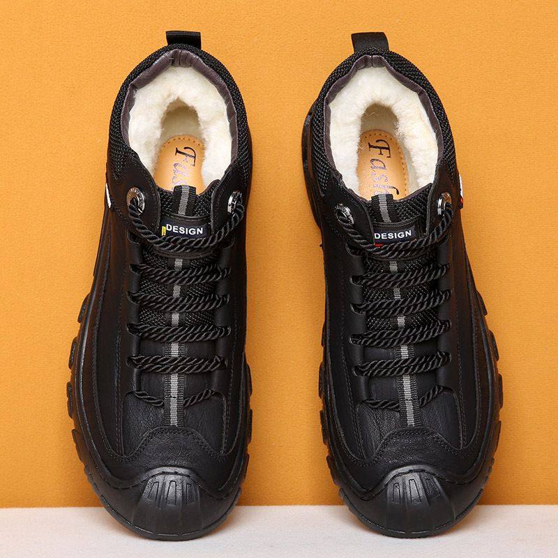 冬季新款棉鞋男潮流运动休闲雪地靴高帮羊毛保暖马丁靴男加厚,流行男鞋,高帮鞋,淘宝优惠券,粉丝福利购,淘宝优惠卷