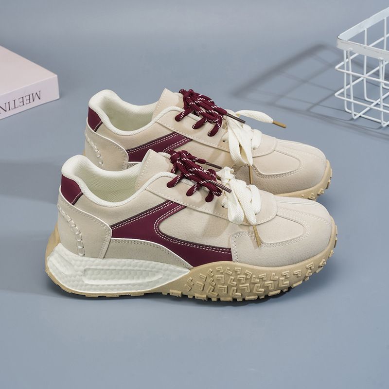 夏季女鞋新款透气阿甘鞋子女韩版百搭厚底软底运动鞋休闲老爹潮鞋