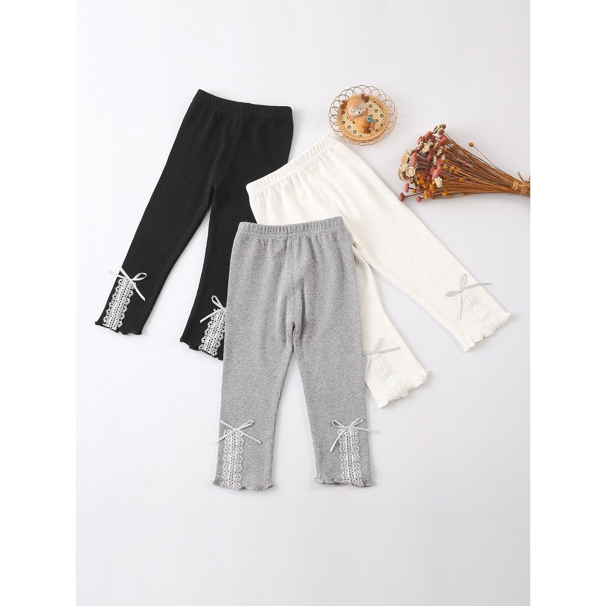 童裤女童打底裤春秋季薄款婴幼儿童宝宝蕾丝花边长裤外穿小童裤子,童装/婴儿装/亲子装,裤子,淘宝优惠券,粉丝福利购,淘宝优惠卷