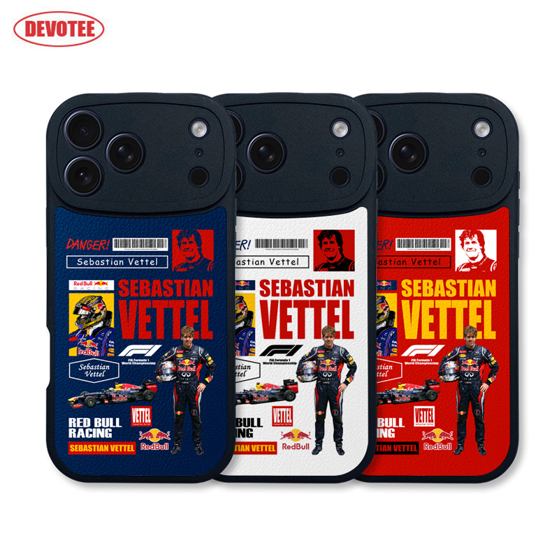 维特尔手机壳17Promax红牛车队ip16 F1赛车15plus全包边iqoo13皮纹软壳mate70/60车手pura70 K80米15荣耀400