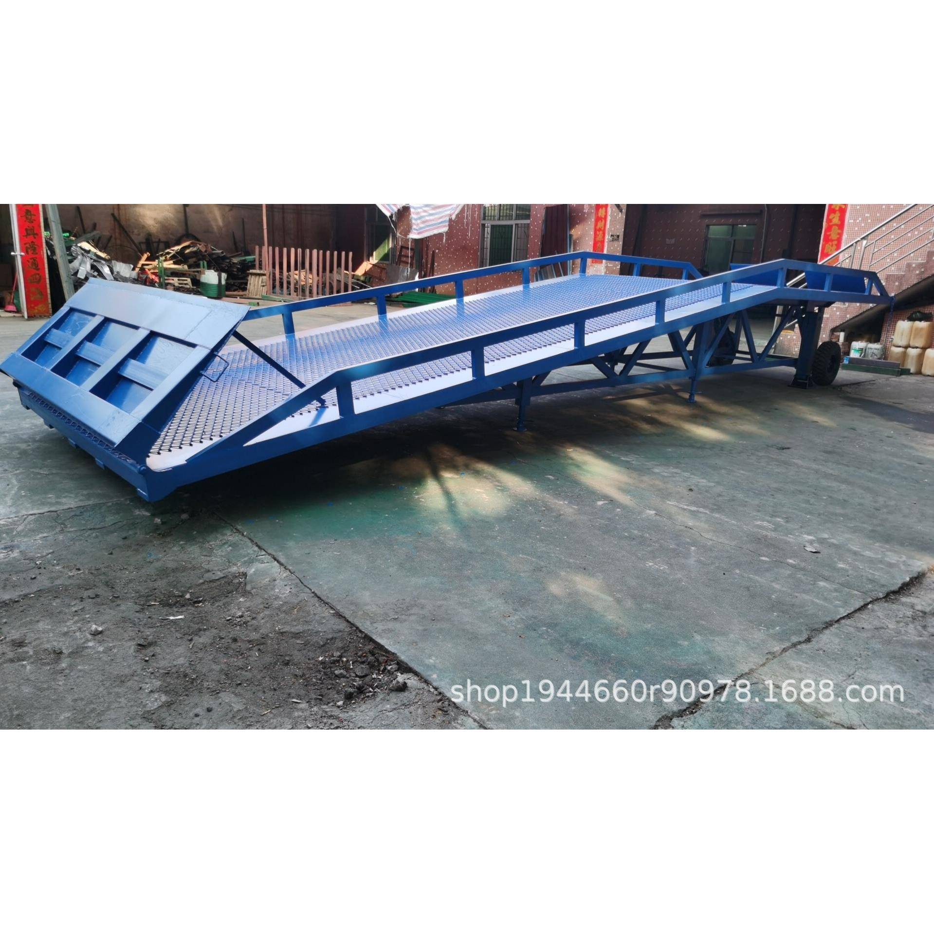 加宽加长大载重登车桥移动式登车桥叉车集装箱上卸货斜坡广州