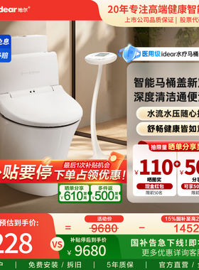 idear/地尔水疗马桶商务舱家用灌肠通便养生智能马桶盖坐便器盖板