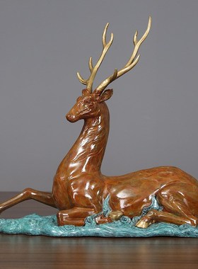 黄铜摆件办公室家居工艺品乔迁开