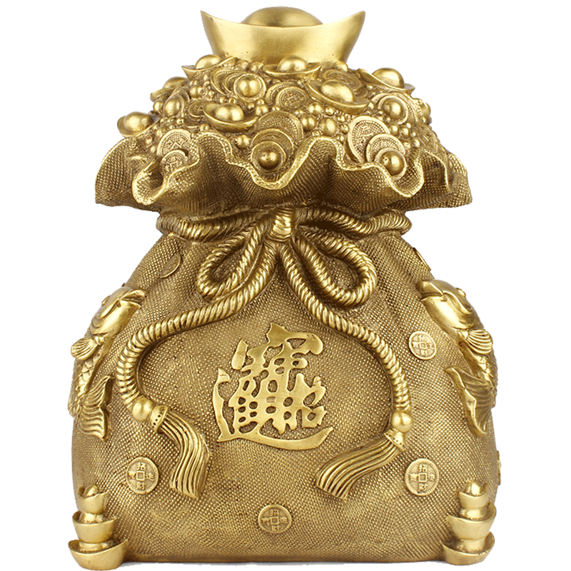 纯铜客厅招财进宝年年有余存钱罐