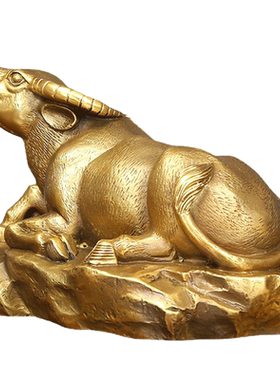 黄铜生肖牛摆件工艺品客厅装饰