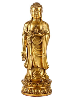 纯铜摆件供奉客厅佛像