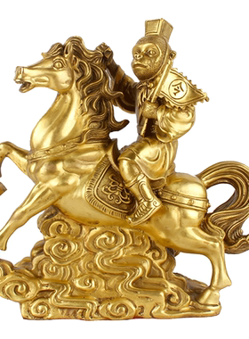 纯铜马上有钱封侯拜相装饰品