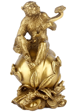 如意生肖猴大小号家居客厅工艺品