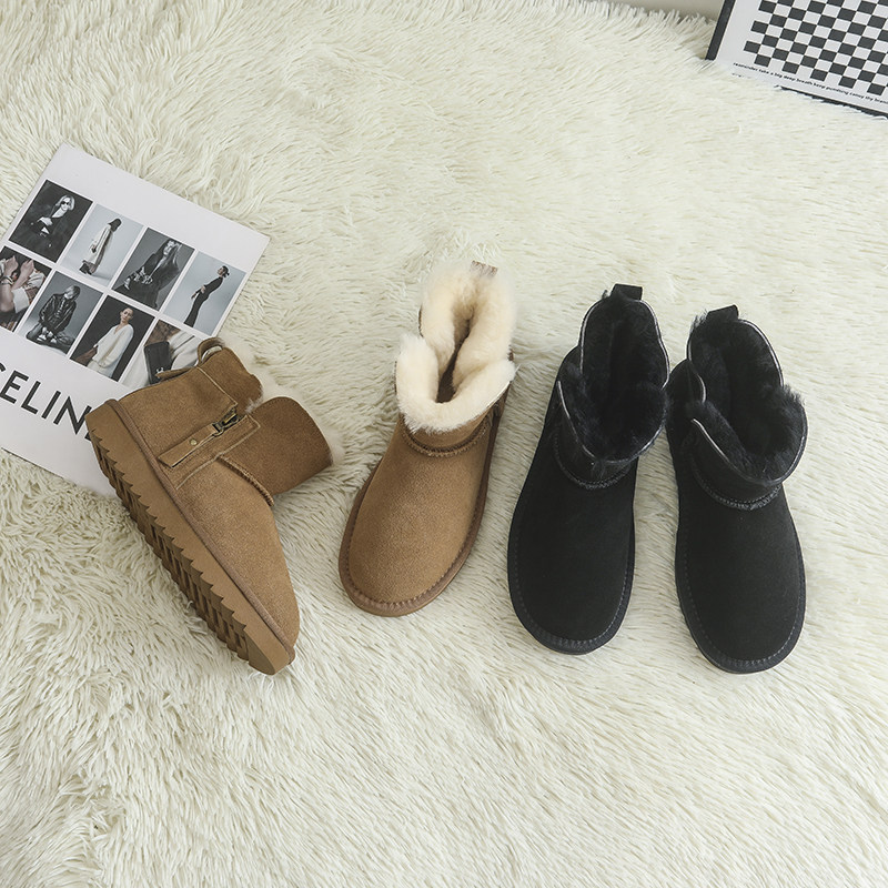 雪地靴男冬季保暖加绒防滑加厚