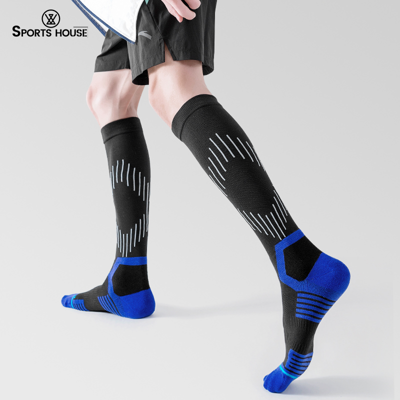 男士长筒秋冬保暖压力袜