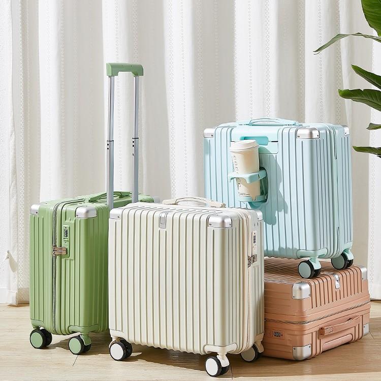 18寸迷你型登机箱男网红行旅箱女商务小型拉杆箱万向轮新款密码箱