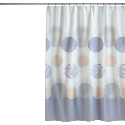 免打孔浴室洗澡隔断帘防水速干