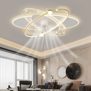 风扇灯2025新款 简约现代大气客厅主灯带风扇智能全屋灯具套餐搭配