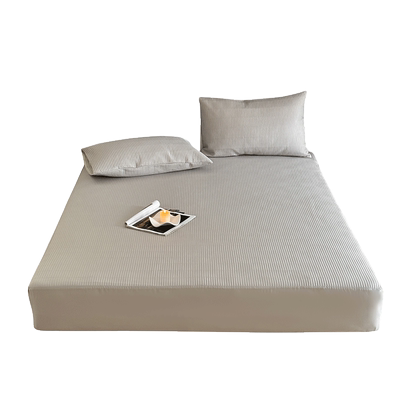 60支长绒棉夹棉床笠保护罩套