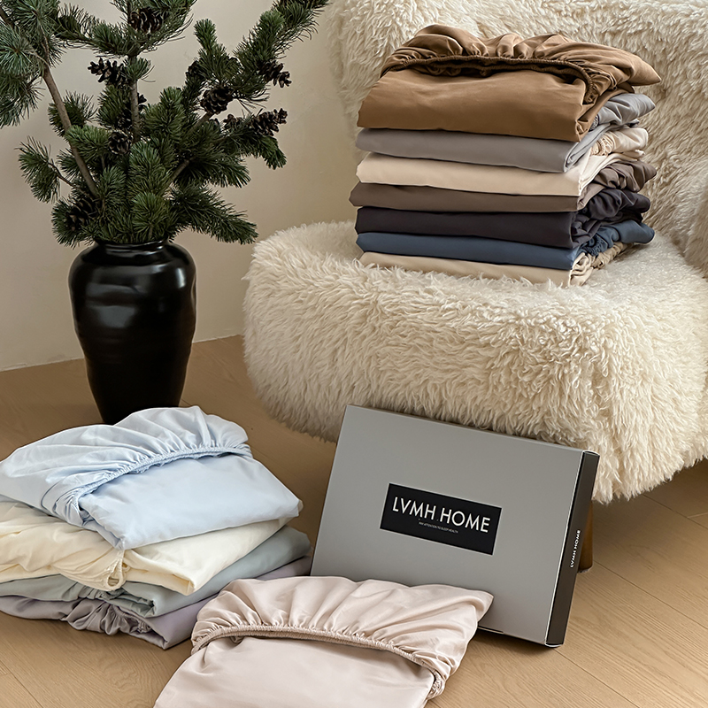 红花车全棉磨毛秋冬床笠单件