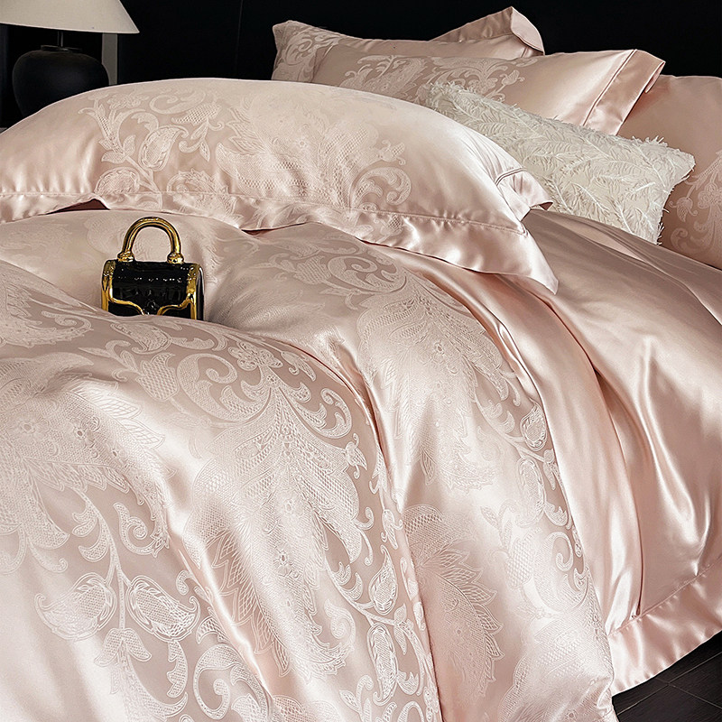 轻奢高端高精密提花四件套亲肤裸睡床单被套四季床上用品,床上用品,床品套件/四件套/多件套,淘宝优惠券,粉丝福利购,淘宝优惠卷
