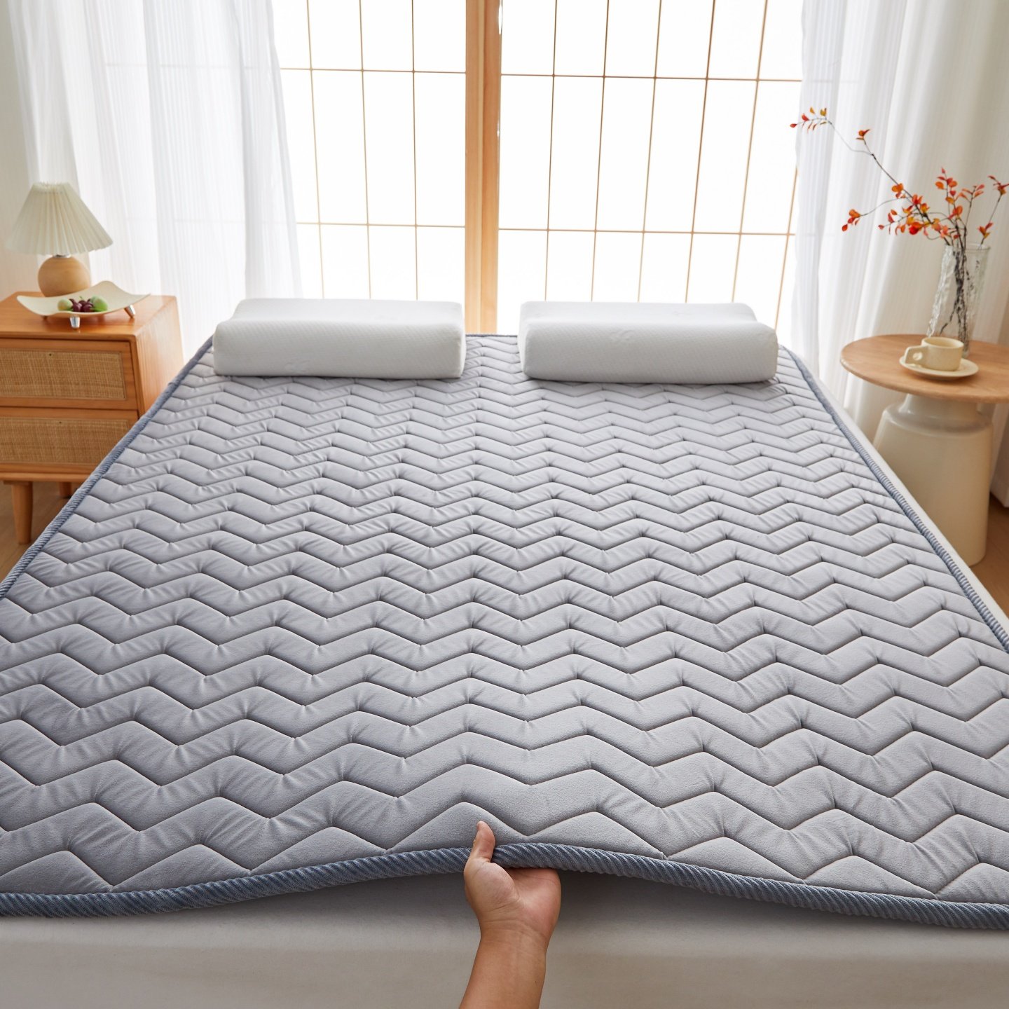 短绒宿舍秋冬保暖0压记忆棉床垫