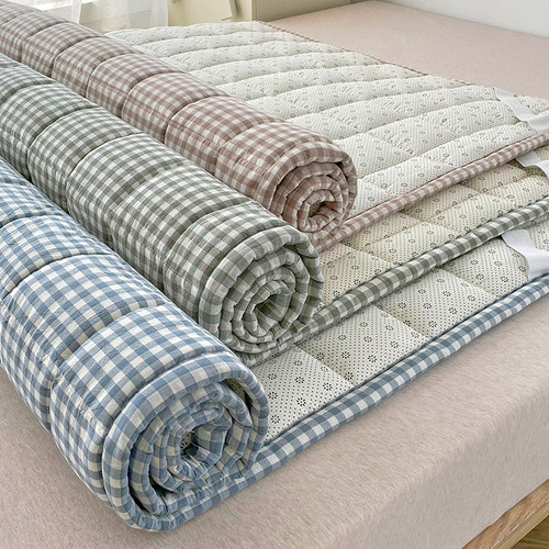 罗兰家纺加厚全棉棉花床褥垫家用