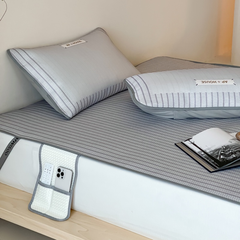 罗兰家纺A类冰藤凉席三件套